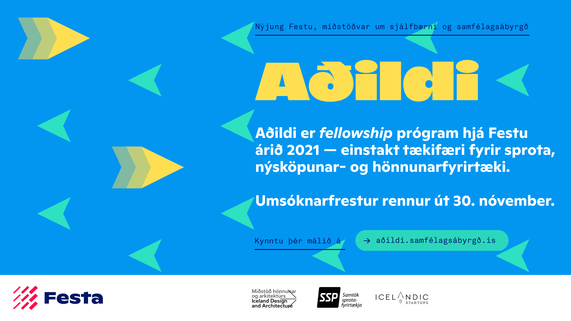 Aðild að Festu fyrir 10 sprota eða nýsköpunarfyrirtæki