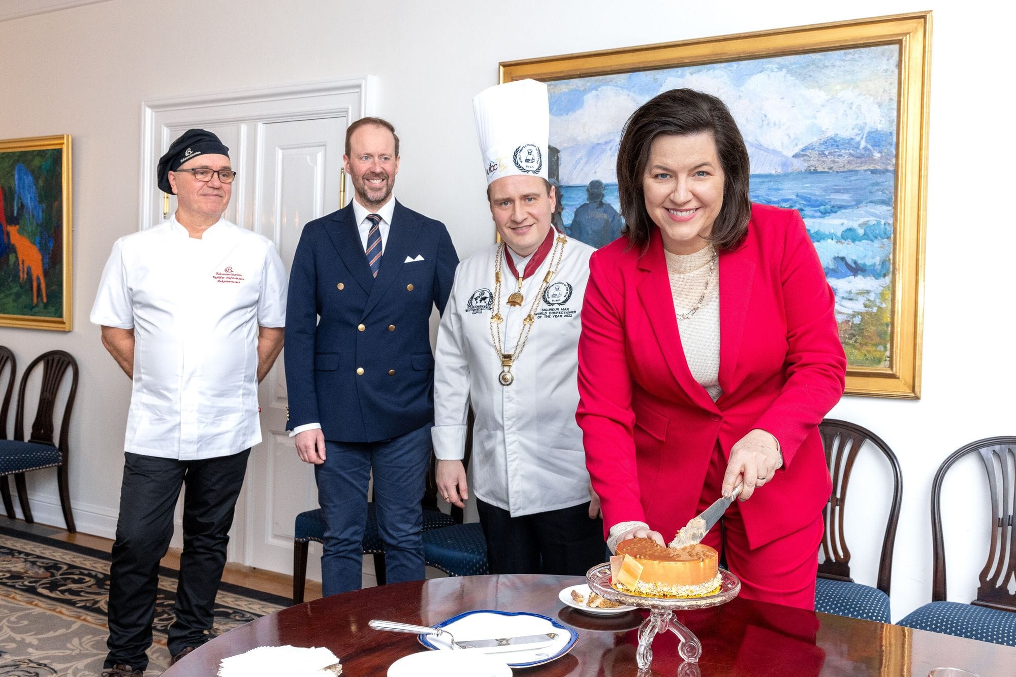 Eliza Reid forsetafrú tók á móti fyrstu Köku ársins
