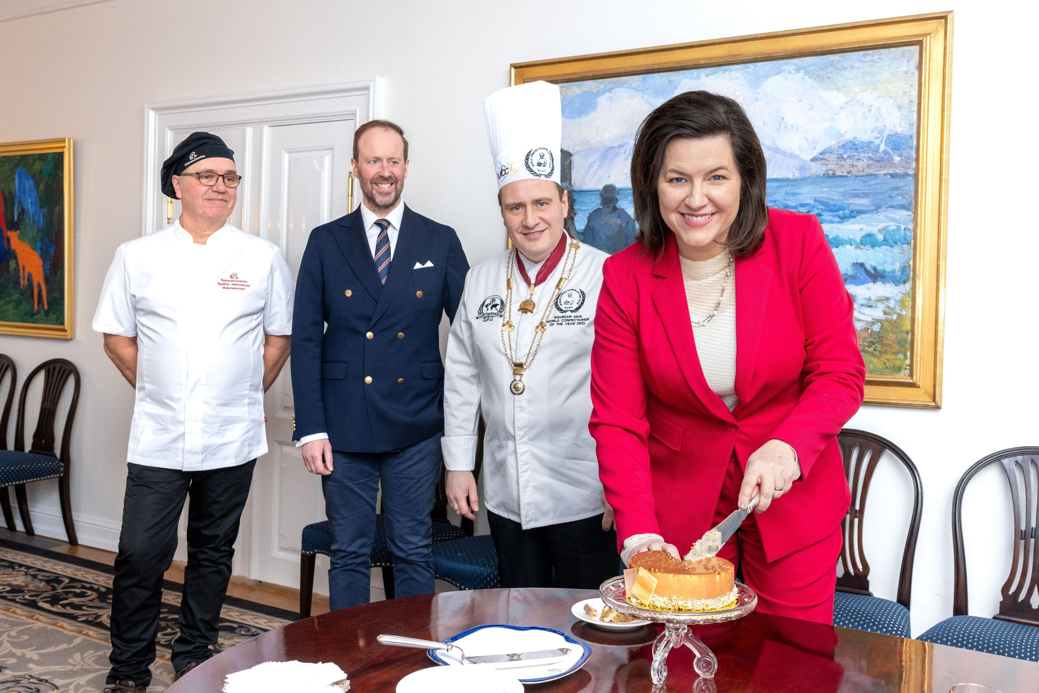 Eliza Reid forsetafrú tók á móti fyrstu Köku ársins