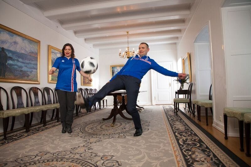 Forsetahjónin hvetja fólk til að ganga til liðs við Team Iceland