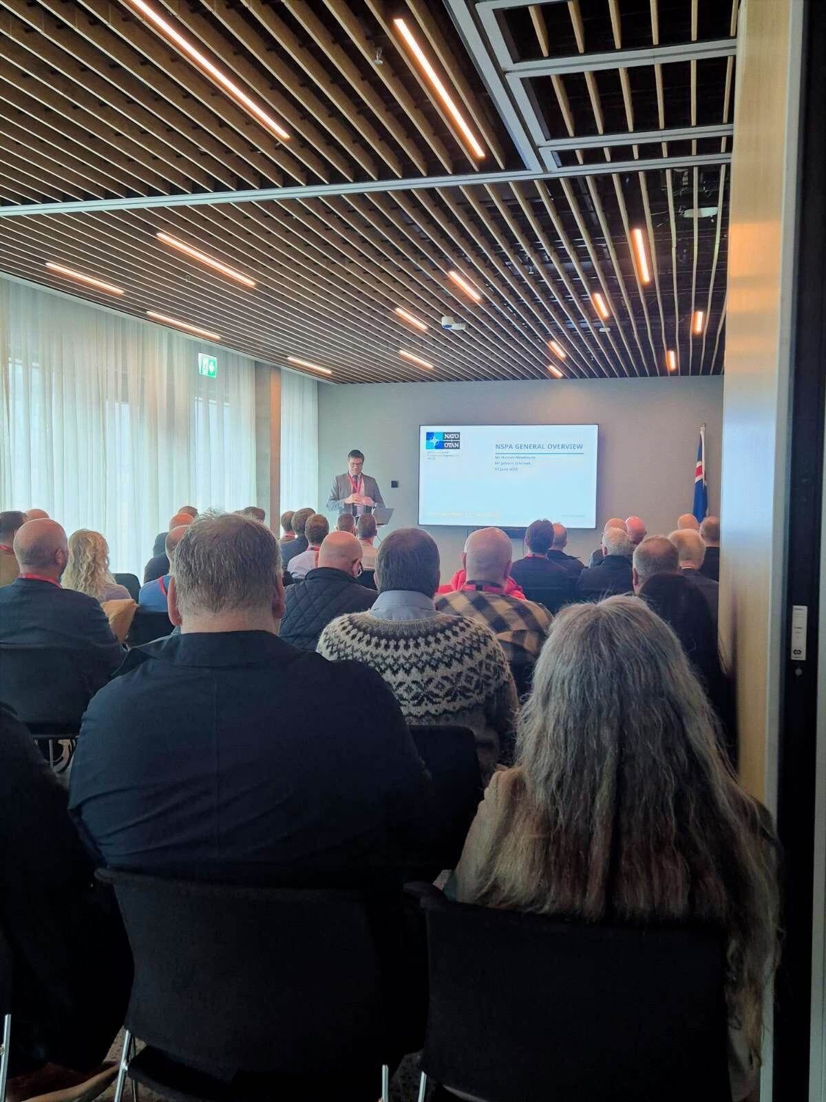 Fulltrúar innkaupastofnunar Atlantshafsbandalagsins á Íslandi