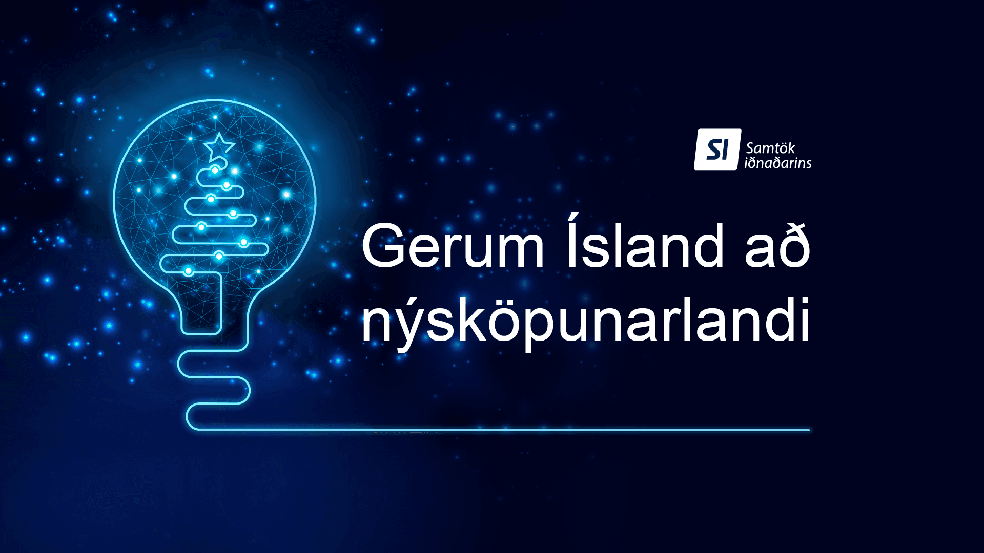 Nýsköpunarmyndband SI frumsýnt í beinu streymi