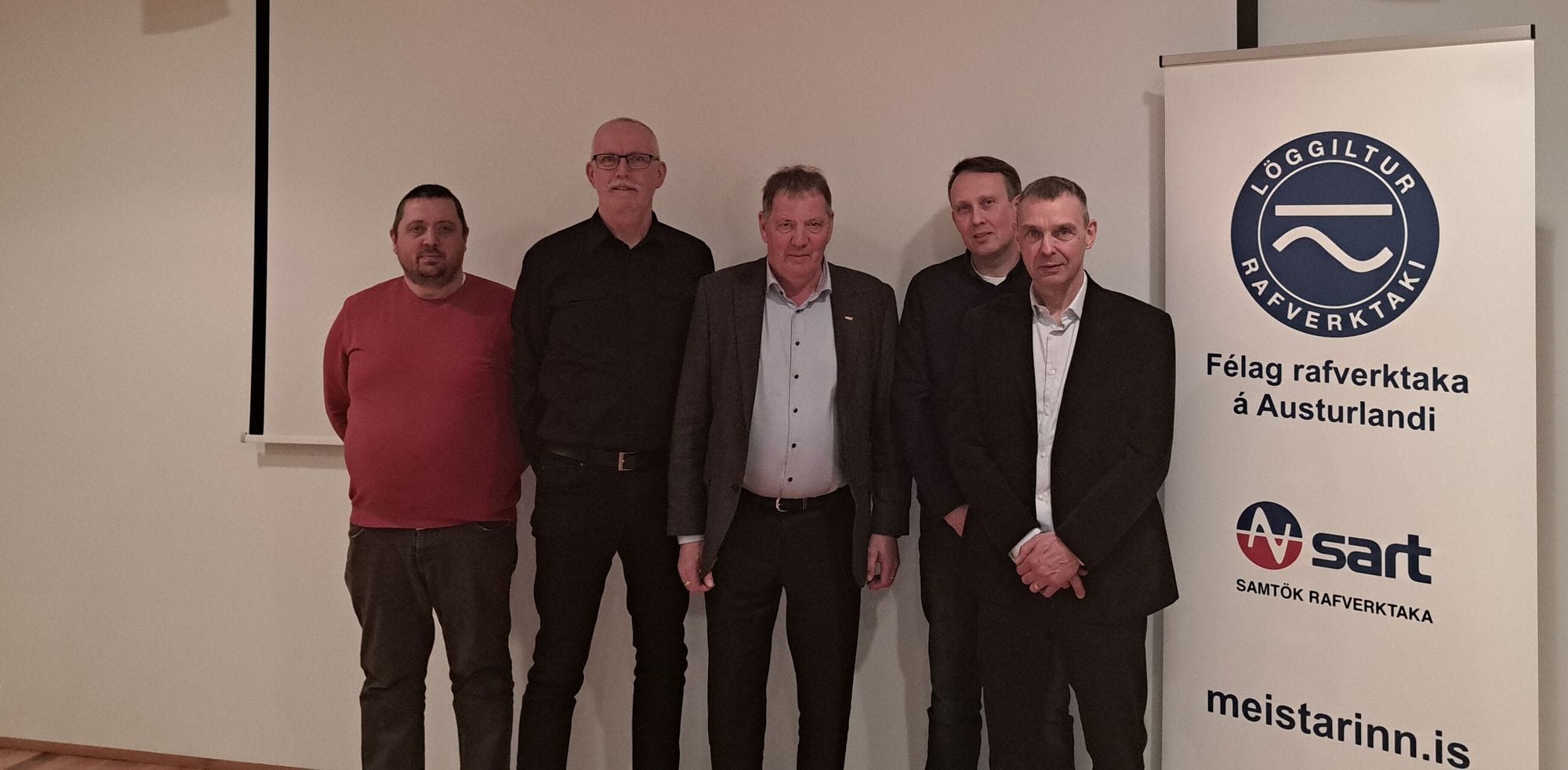 Stjórn Félags rafverktaka á Austurlandi endurkjörin