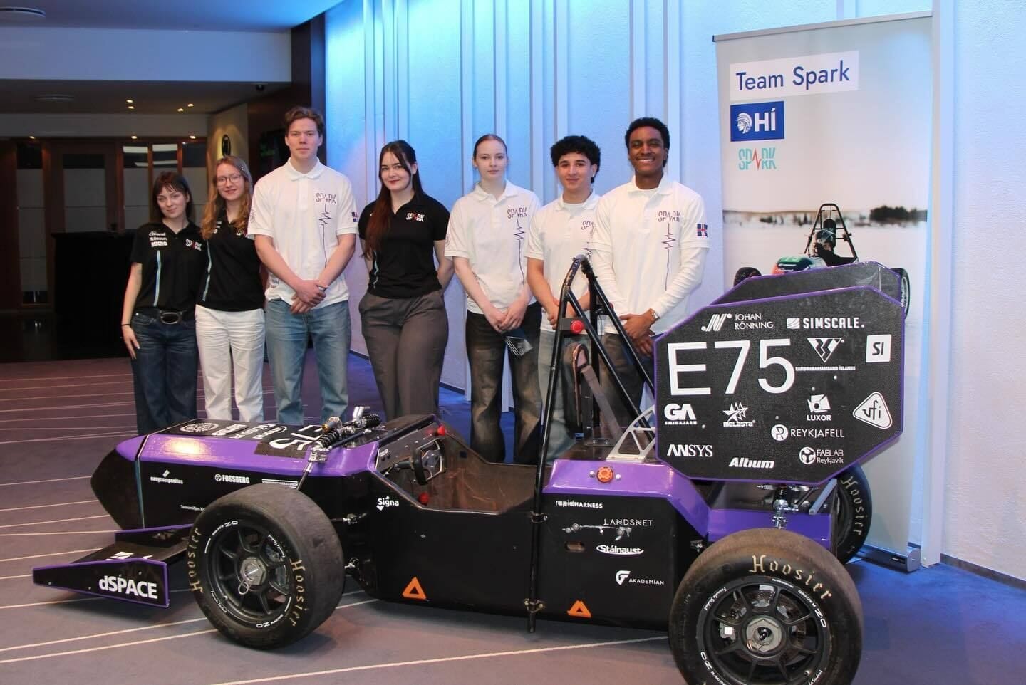 Team Spark kynnti rafbíl sinn á Degi verkfræðinnar 2026