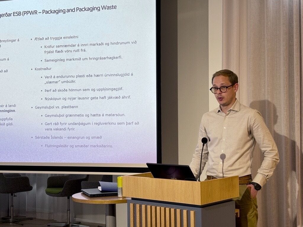 Umbúðaregluverk ESB til umræðu á vorfundi Matvælaráðs SI